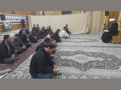 رگزاری مراسم سوگواری ایام فاطمیه در شهرداری کرمانشاه