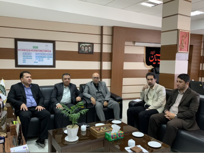 دیدار مهندس بیژنمرادی شهردار کلانشهر کرمانشاه با دکتر حسن پور مدیرکل ثبت اسنادواملاک استان کرمانشاه