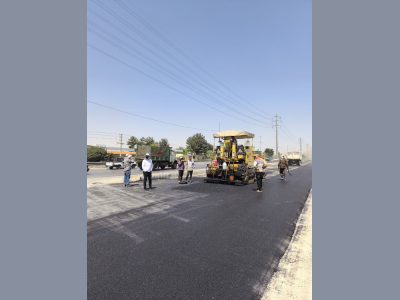 عملیات آسفالت لاین کندرو بلوار پیامبر اعظم