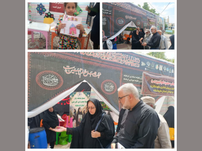 بازدید فرماندار کرمانشاه از موکب مادر و کودک پایگاه سمانه شهرداری کرمانشاه