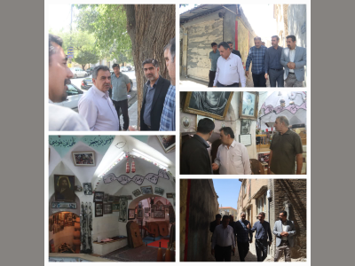 بازدید شهردار کرمانشاه از محله فیض آباد