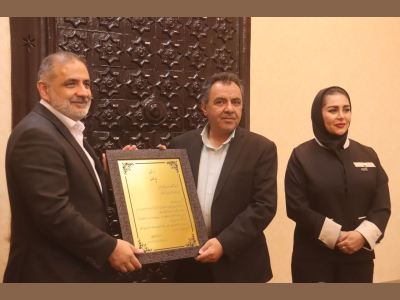 تقدیر رییس انجمن سافت تنیس ایران از شهردار کرمانشاه