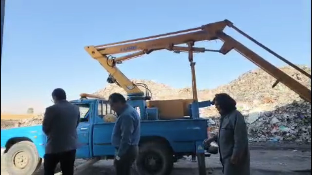 بازدید شهردار کرمانشاه از کارخانه بازیافت

